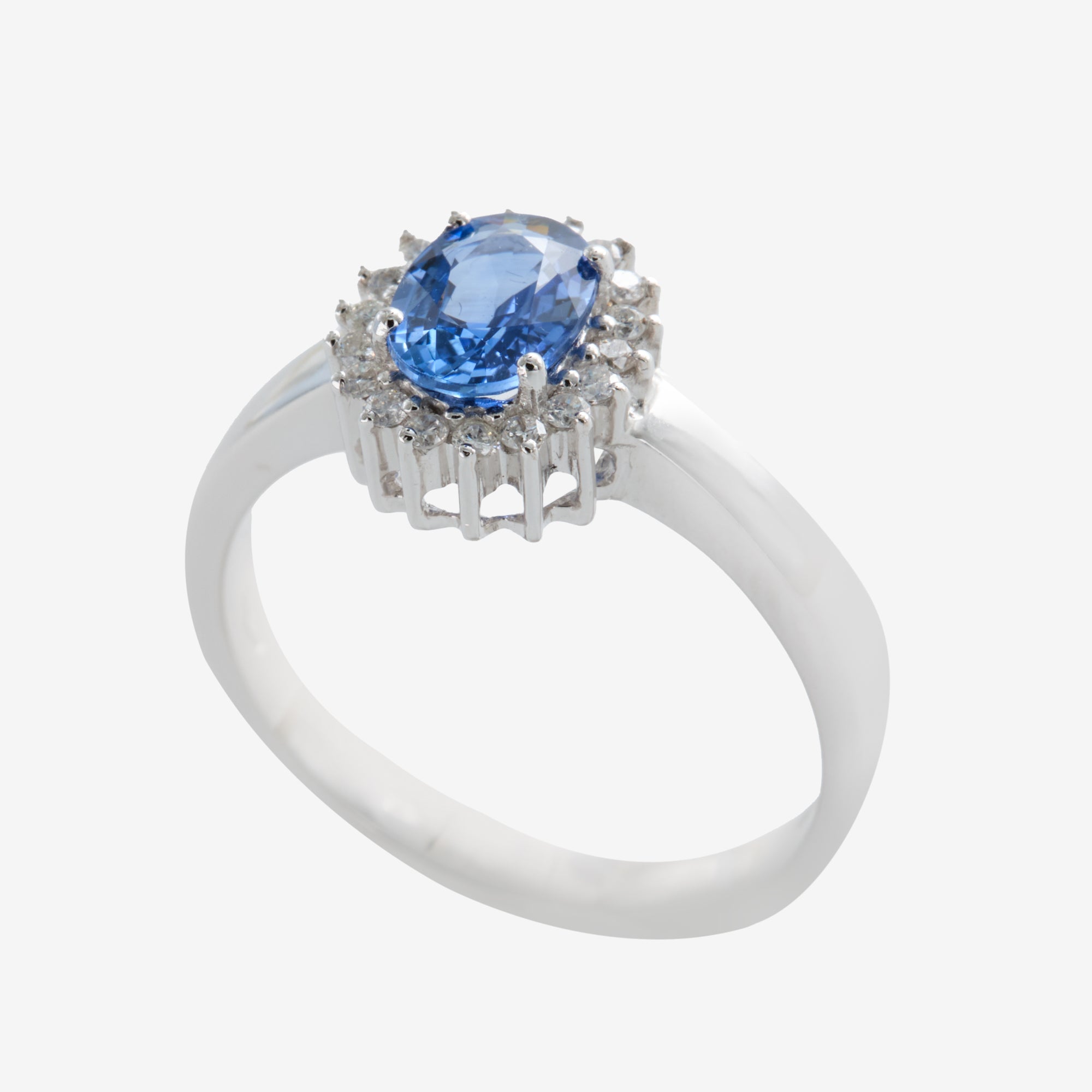 ASYA RING WITH SAPPHIRE AND DIAMONDS